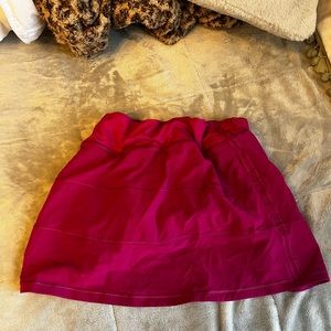 Lululemon pace rival skirt rhined raspberry